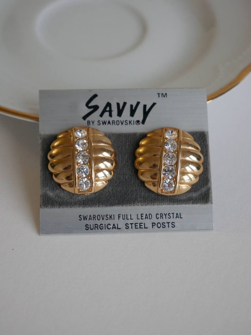 Вінтажні сережки Savvy by Swarovski - Зображення 3