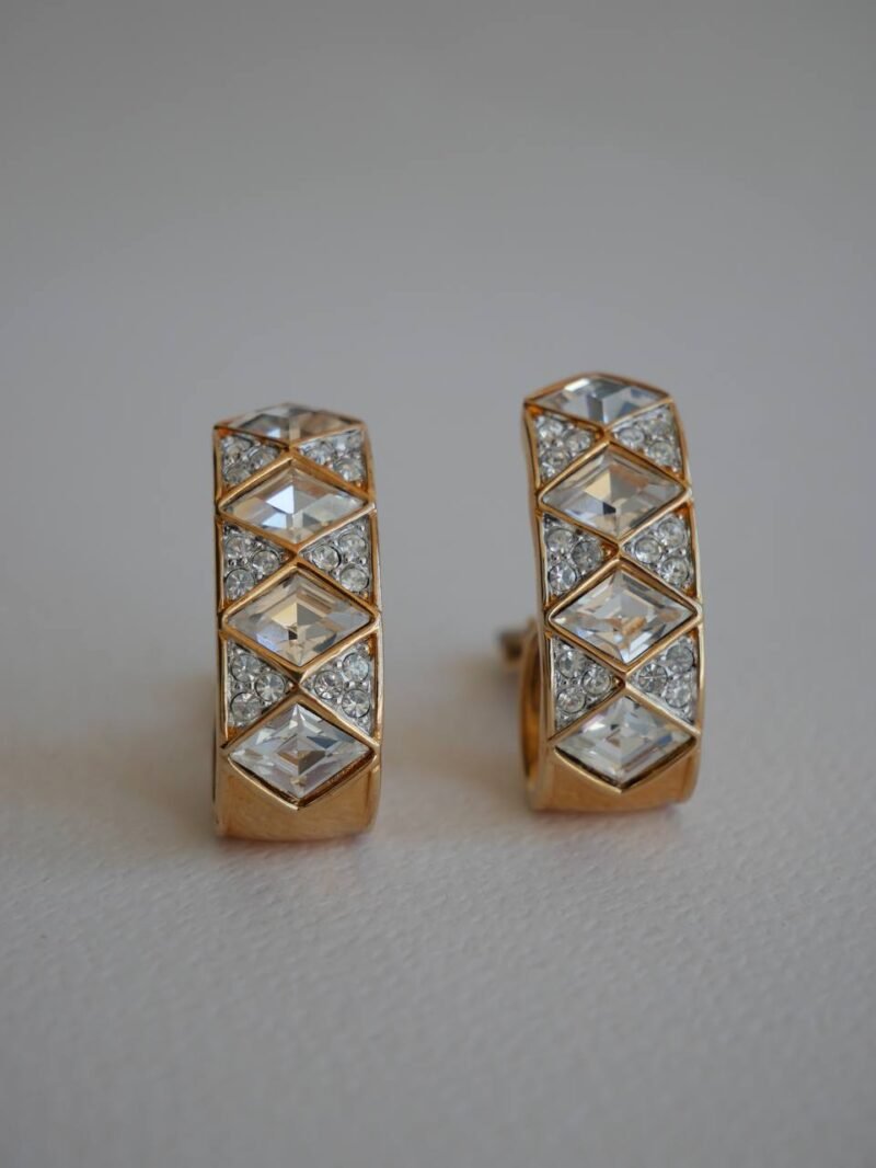 Вінтажні кліпси Swarovski